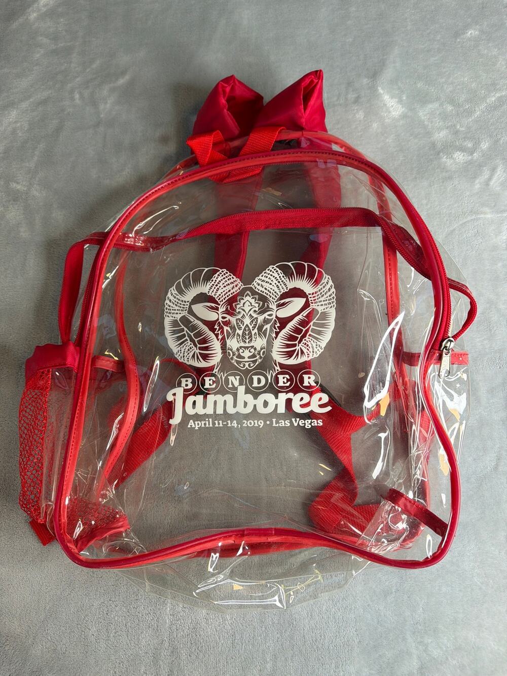 Official 2019 Bender Jamboree Clear Festival Backpack (Las Vegas)